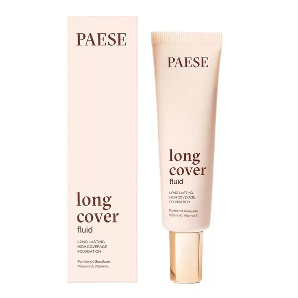 Paese Long Cover Fluid kryjący podkład do twarzy 1.5 Beige 30ml