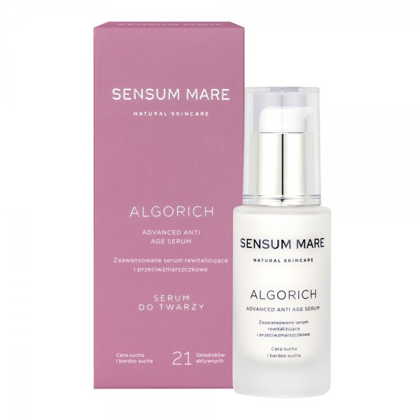 Sensum Mare Algorich zaawansowane serum rewitalizujące i przeciwzmarszczkowe do skóry suchej i bardzo suchej 30ml