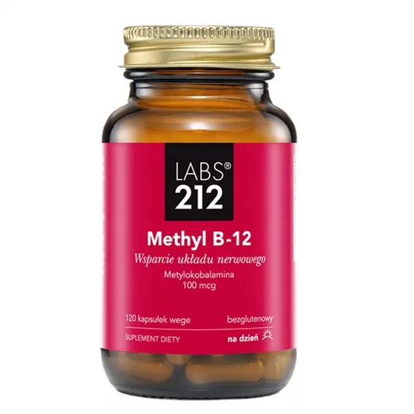 LABS212 Methyl B-12 suplement diety 120 kapsułek