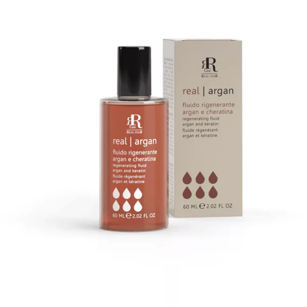 RR Line Argan Star, fluid regenerujący z olejkiem arganowym i keratyną, 60ml