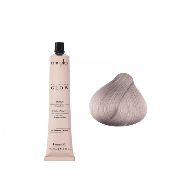 Farmavita Toner Omniplex Blossom Glow Ice Irise, toner do włosów bez amoniaku, lodowy irise, 100ml