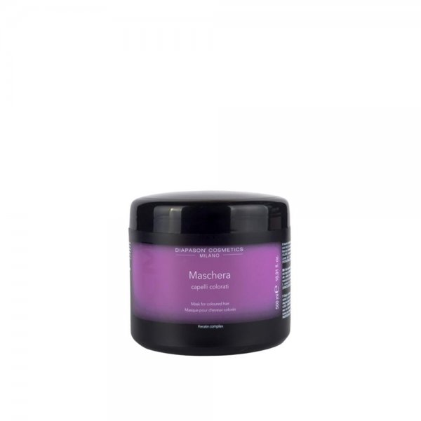 Diapason Maschera Capelli Colorati, maska do włosów farbowanych, 500ml