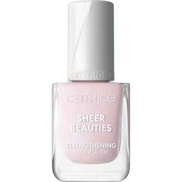 Catrice Sheer Beauties Strengthening Nail Polish, lakier wzmacniający do paznokci, 040 Fluffy Cotton Candy, 10.5ml