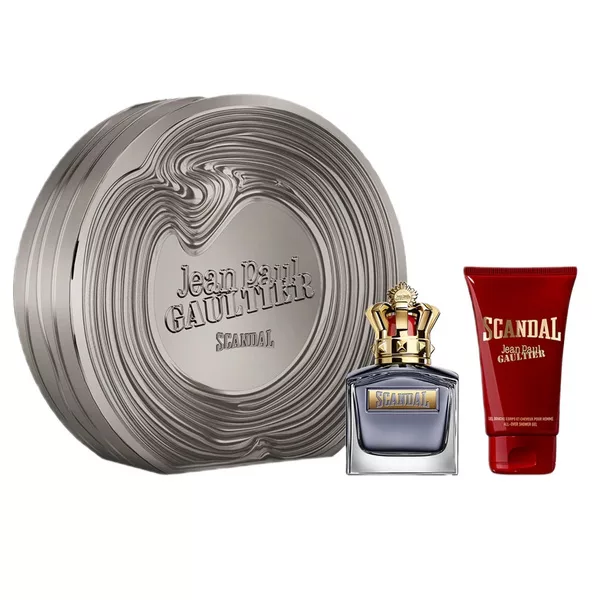 Jean Paul Gaultier Scandal Pour Homme zestaw woda toaletowa spray 100ml + żel pod prysznic 75ml (M)