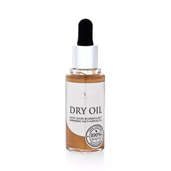 Kanu Nature, wielofunkcyjny olejek rozświetlający do twarzy i ciała, różany, 30ml