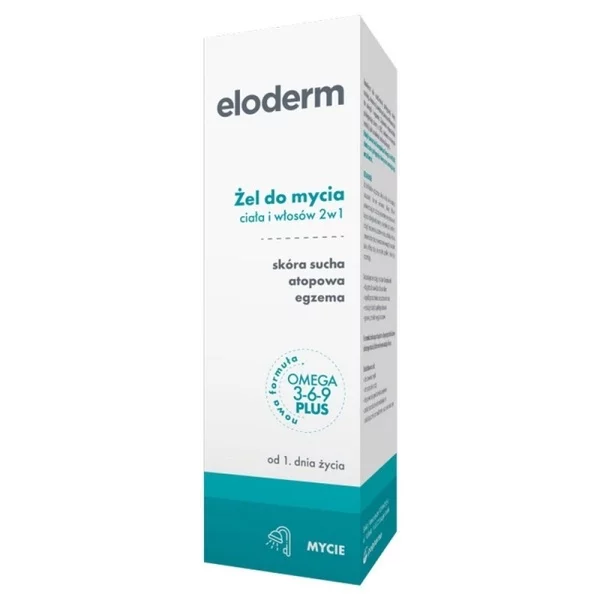 Eloderm Żel do mycia ciała i włosów 2w1 200ml