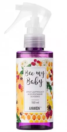 Anwen, spray ułatwiający rozczesywanie, dla dzieci, Bee My Baby, 150ml