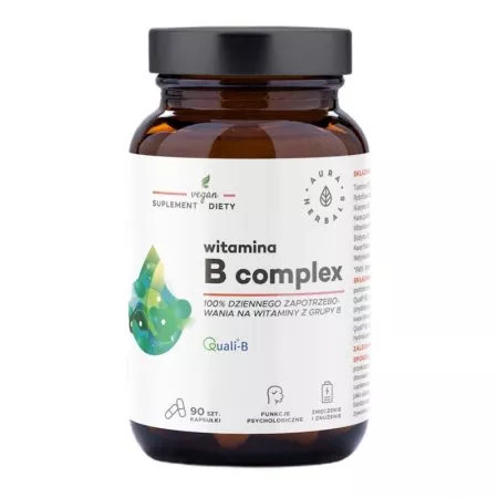 Aura Herbals Witamina B Complex suplement diety 90 kapsułek