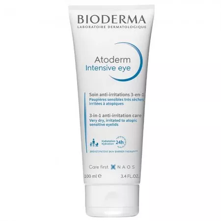 Bioderma Atoderm Intensive Eye pielęgnacja podrażnionych powiek i okolic oczu 100ml
