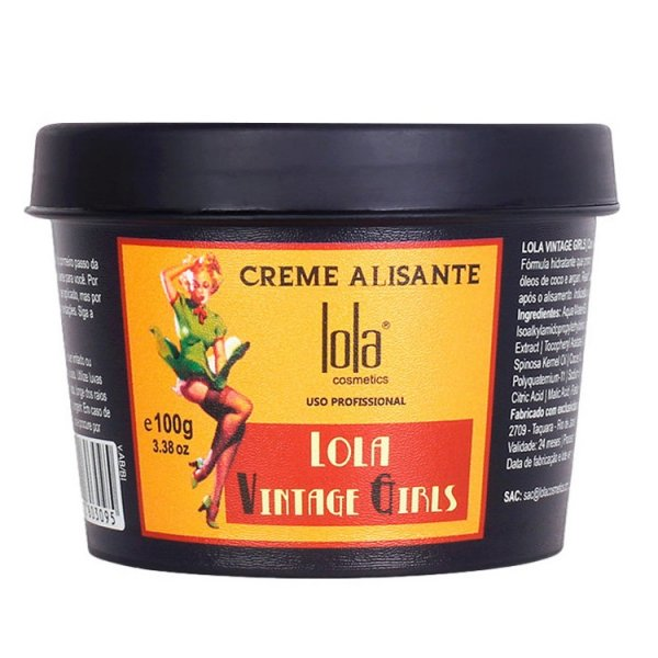 Lola Cosmetics Lola Vintage Girls wygładzający krem do włosów 100g