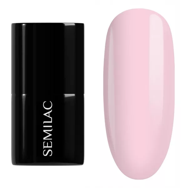 Semilac Mini, lakier hybrydowy, 002 Delicate French, 3ml