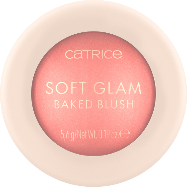 Catrice Soft Glam Baked Blush, rozświetlający róż, 010 On Cloud Pink, 5.6g