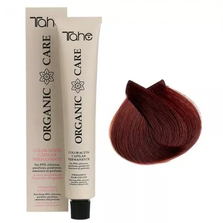 Tahe Organic Care, organiczna farba do włosów bez amoniaku, 6.64, 100ml