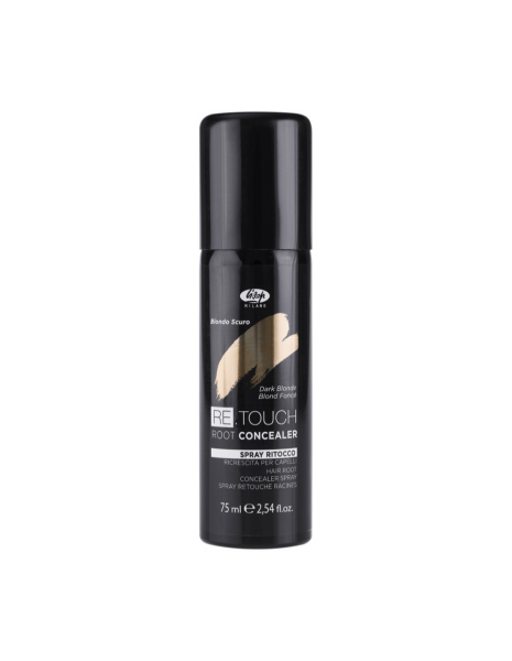 Lisap Retouch, spray koloryzujący do odrostów, ciemny blond, 75ml