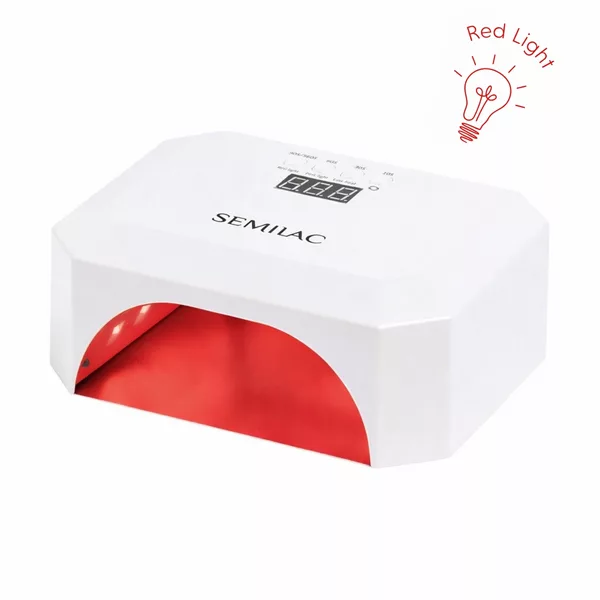 Semilac Multi LED Red Light System, lampa UV LED do paznokci, 24W/48, Diamond Collection