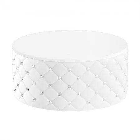 Pufo-stolik do poczekalni fryzjerskiej Panda Glamour