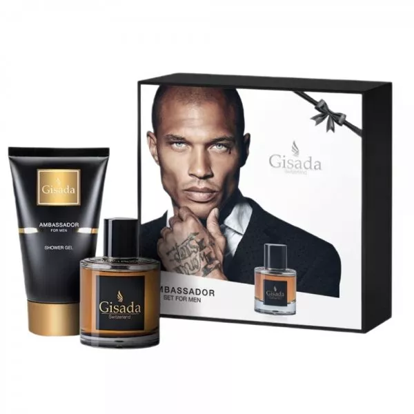 Gisada Ambassador For Men zestaw woda perfumowana spray 50ml + żel pod prysznic 100ml (M)