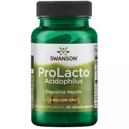 Swanson Probiotic Prolacto Acidophilus 60 vcaps