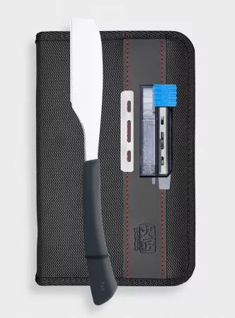 Zestaw Barbera Kasho, brzytwa prosta + wymienne ostrza + etui