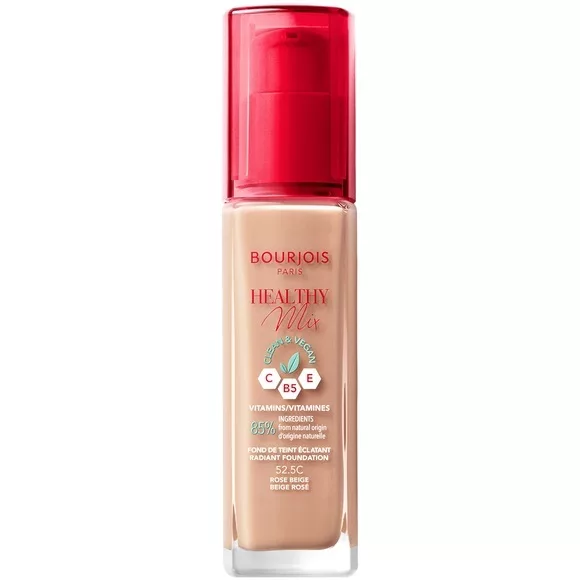 Bourjois Healthy Mix Clean wegański podkład rozświetlający 52.5 Rose Beige 30ml