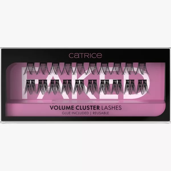 Catrice Faked Volume Cluster Lashes, sztuczne rzęsy z klejem, 20szt