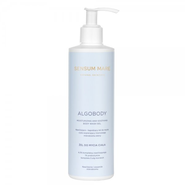 Sensum Mare Algobody nawilżająco-łagodzący żel do mycia ciała wspierający równowagę mikrobiomu skóry 300ml