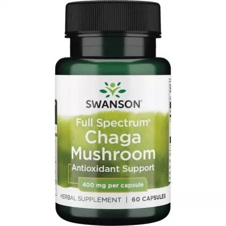 Swanson FS Chaga Mushroom 60kaps