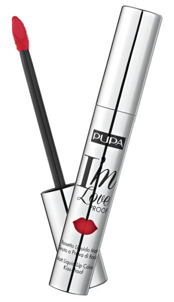 PUPA I’m Loveproof, matowa pomadka w płynie, fire red, 5ml