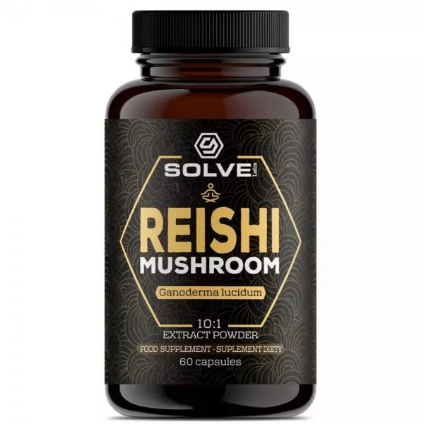 Solve Labs Reishi Mushroom suplement diety 60 kapsułek