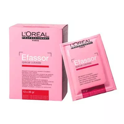Loreal Efassor, środek do demakijażu i modyfikacji sztucznych pigmentów, 12x28g