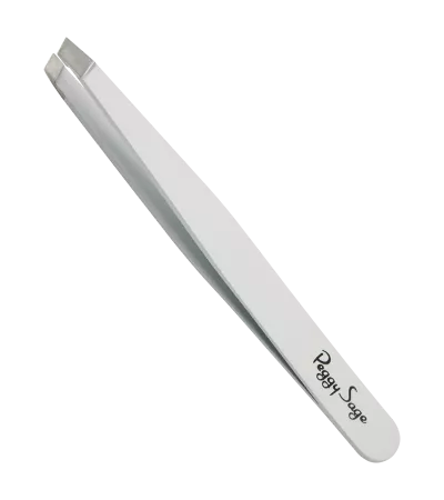 Peggy Sage, pęseta do depilacji, biały