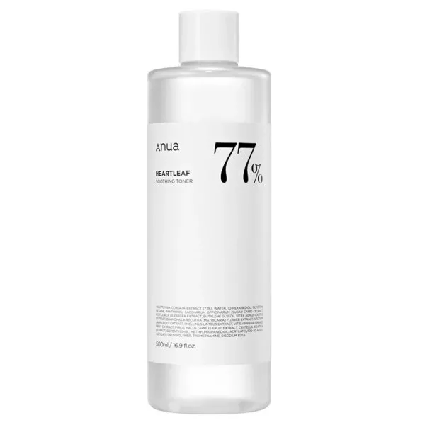 Anua Heartleaf 77% Soothing Toner łagodzący tonik do twarzy 500ml