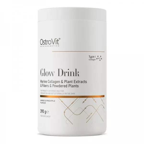 OstroVit Glow Drink suplement diety Mango z Ananasem 390g