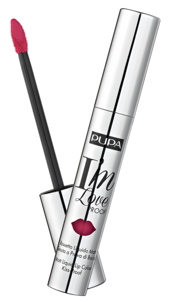 PUPA I’m Loveproof, matowa pomadka w płynie, kiss me red, 5ml