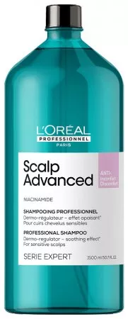 Loreal Scalp Advanced, szampon kojący do wrażliwej skóry głowy, 1500ml