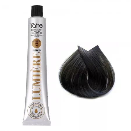 Tahe Lumiere Express, farba do włosów z keratyną i olejkiem arganowym, koloryzacja trwała, 6.1, 100ml