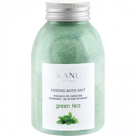 Kanu Nature, Sól musująca zielona herbata, 250g