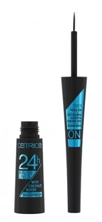 Catrice 24h, długotrwały eyeliner wodoodporny, czarny, 3ml