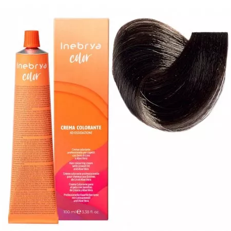 Inebrya Color, farba do włosów, koloryzacja trwała, 5/11, 100ml