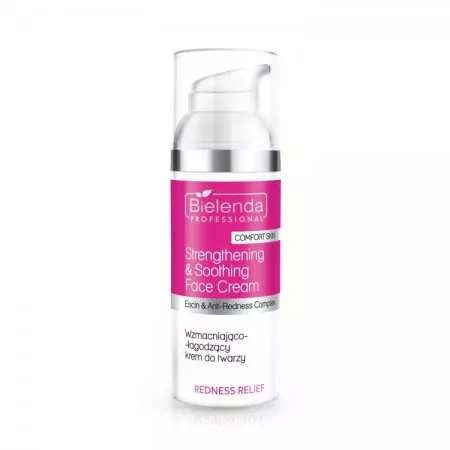 Bielenda Professional Redness Relief, wzmacniająco-łagodzący krem na naczynka, 50ml