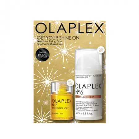 Olaplex Get Your Shine On Kit, zestaw prezentowy, No.6 100ml + No.7 30ml