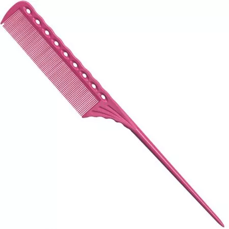 Y.S. Park, grzebień ze szpikulcem, model 115, różowy
