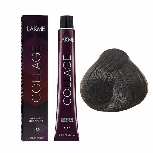 Lakme Collage, farba do włosów trwale koloryzująca, 55/00, 60ml