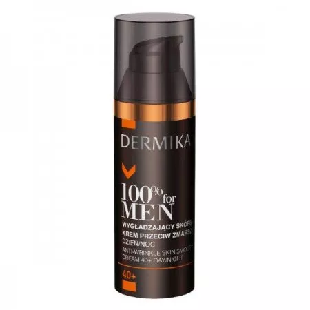 Dermika 100% For Men, przeciwzmarszczkowy krem dla mężczyzn 40+, 50ml