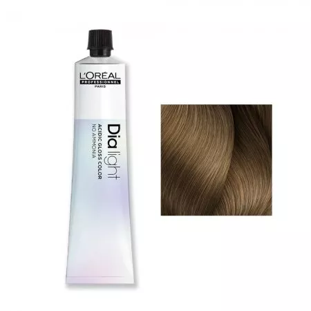 Loreal Dia Light, koloryzacja ton w ton o odczynie kwasowym, 8, 50ml