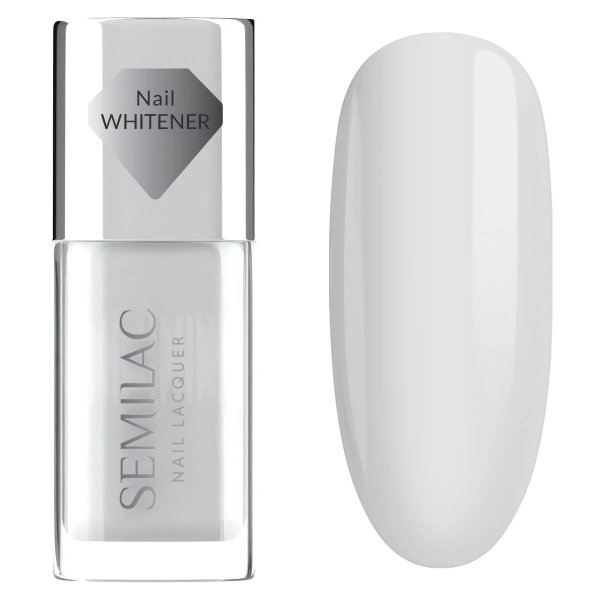 Semilac, klasyczny lakier do paznokci, 100 Nail Whitener, 9ml