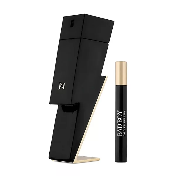 Carolina Herrera Bad Boy zestaw woda toaletowa spray 100ml + miniaturka wody toaletowej 10ml (M)