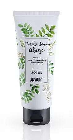 Anwen, odżywka do włosów o niskiej porowatości, Emolientowa Akacja, 200ml
