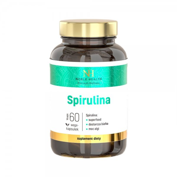 Noble Health Spirulina suplement diety 60 kapsułek