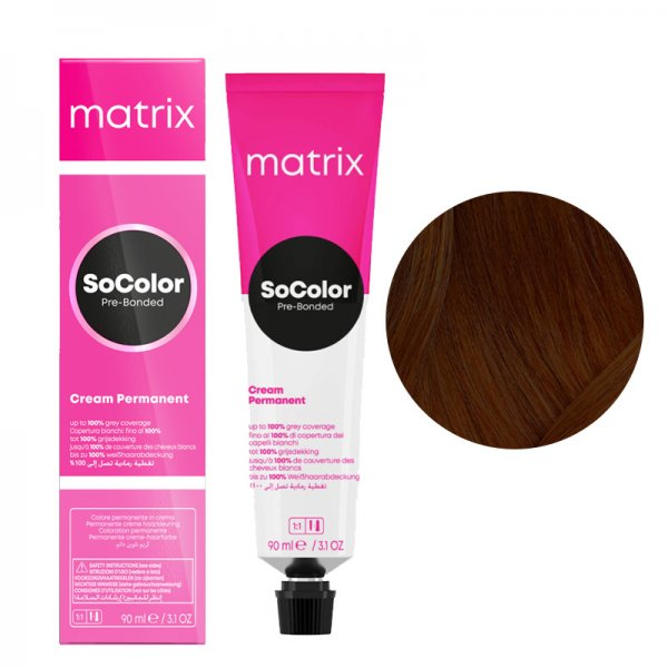 Matrix SoColor, farba do włosów z technologią Pre-Bonded, 4NW, 90ml